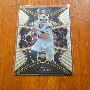 2021 Panini Select Football Josh Allen Phenomenon Silver Prizm